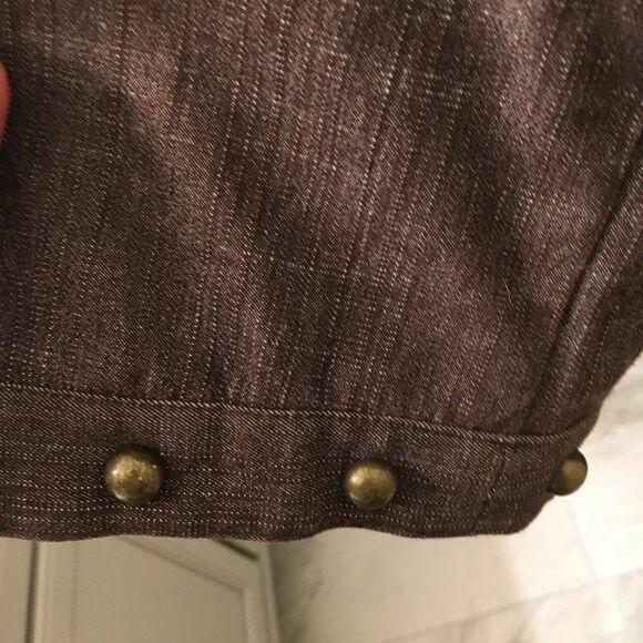 CJ Banks Brown Blazer - Picture 2 of 4